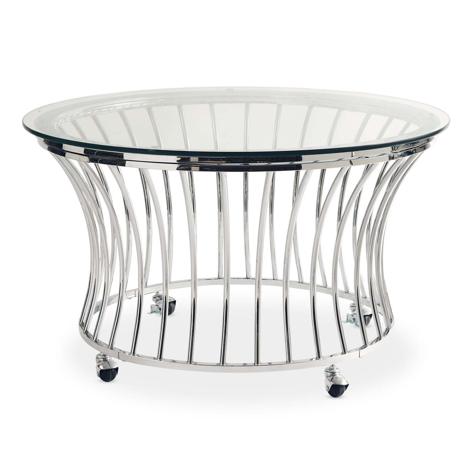 Astoria Coffee Table Chrome - Picket House Furnishings