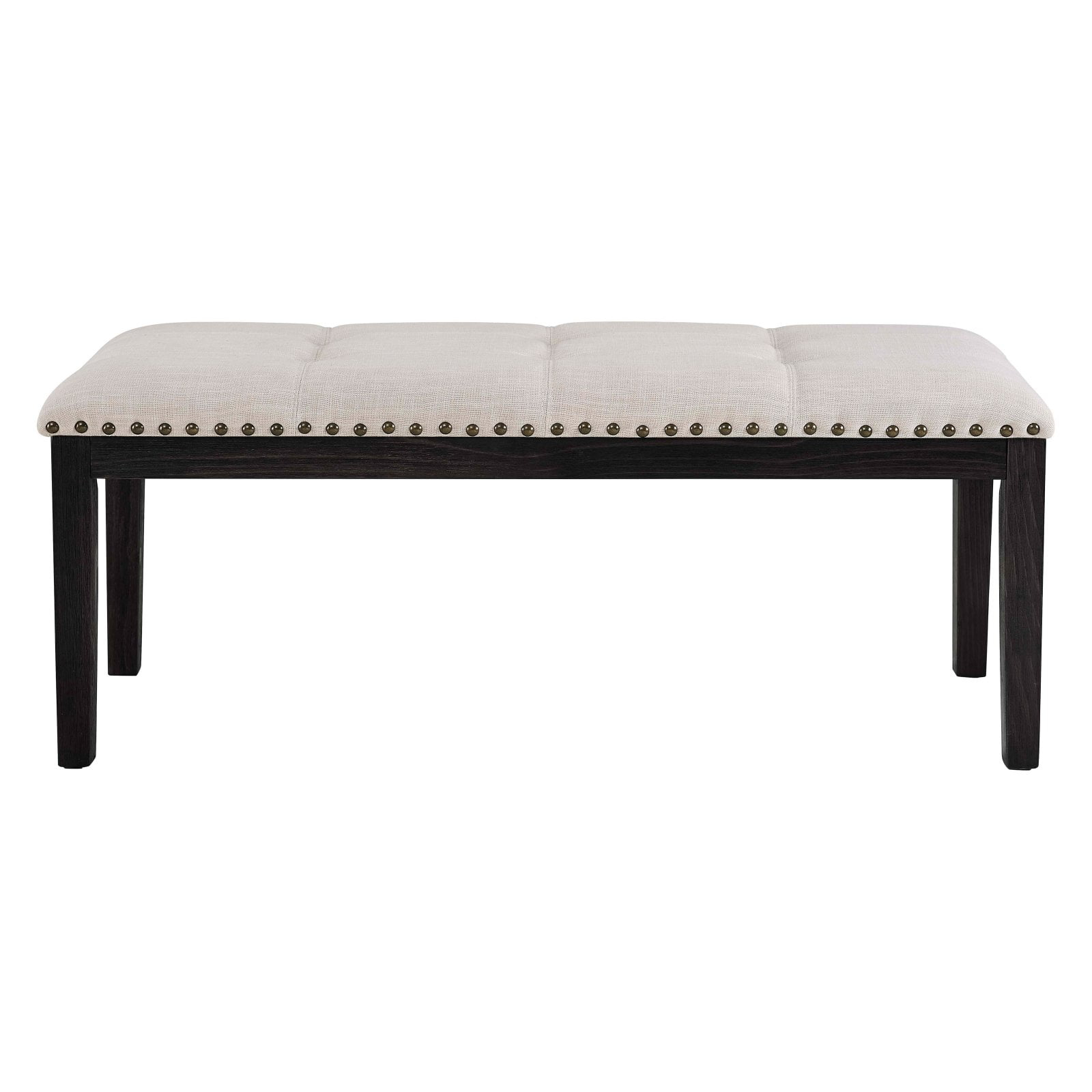 Picket House Furnishings Bradley Upholstered Bench in Walnut