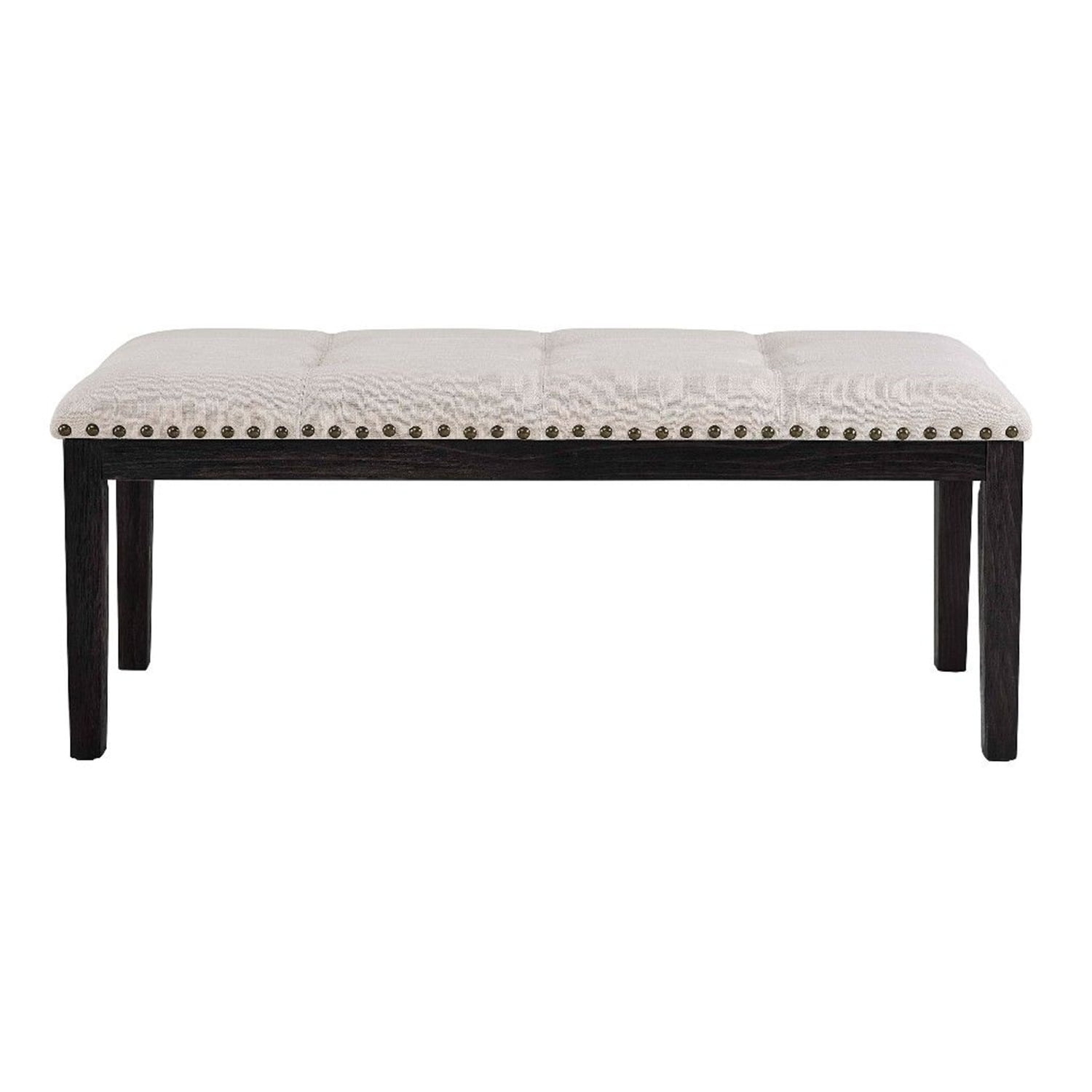Picket House Furnishings Bradley Upholstered Bench in Walnut
