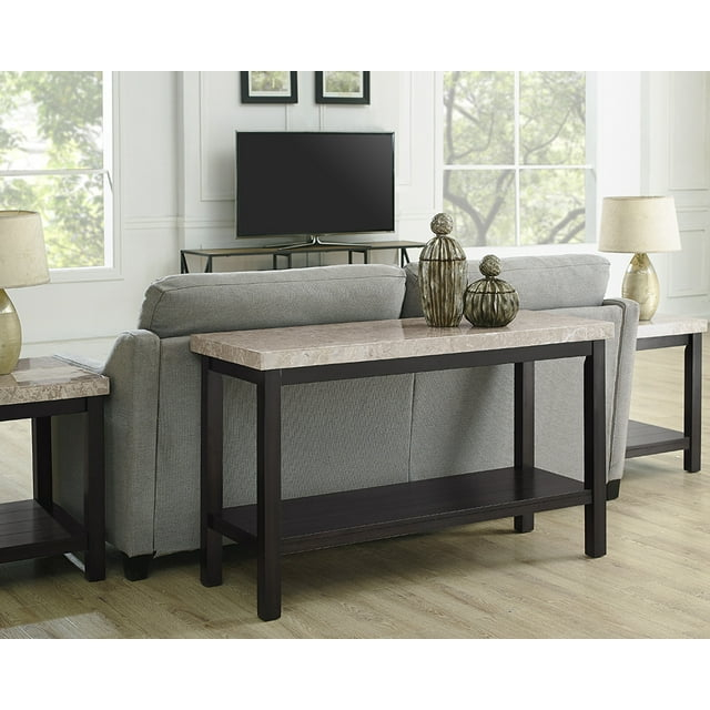 Picket House Furnishings Caleb Sofa Table w/ Marble Top