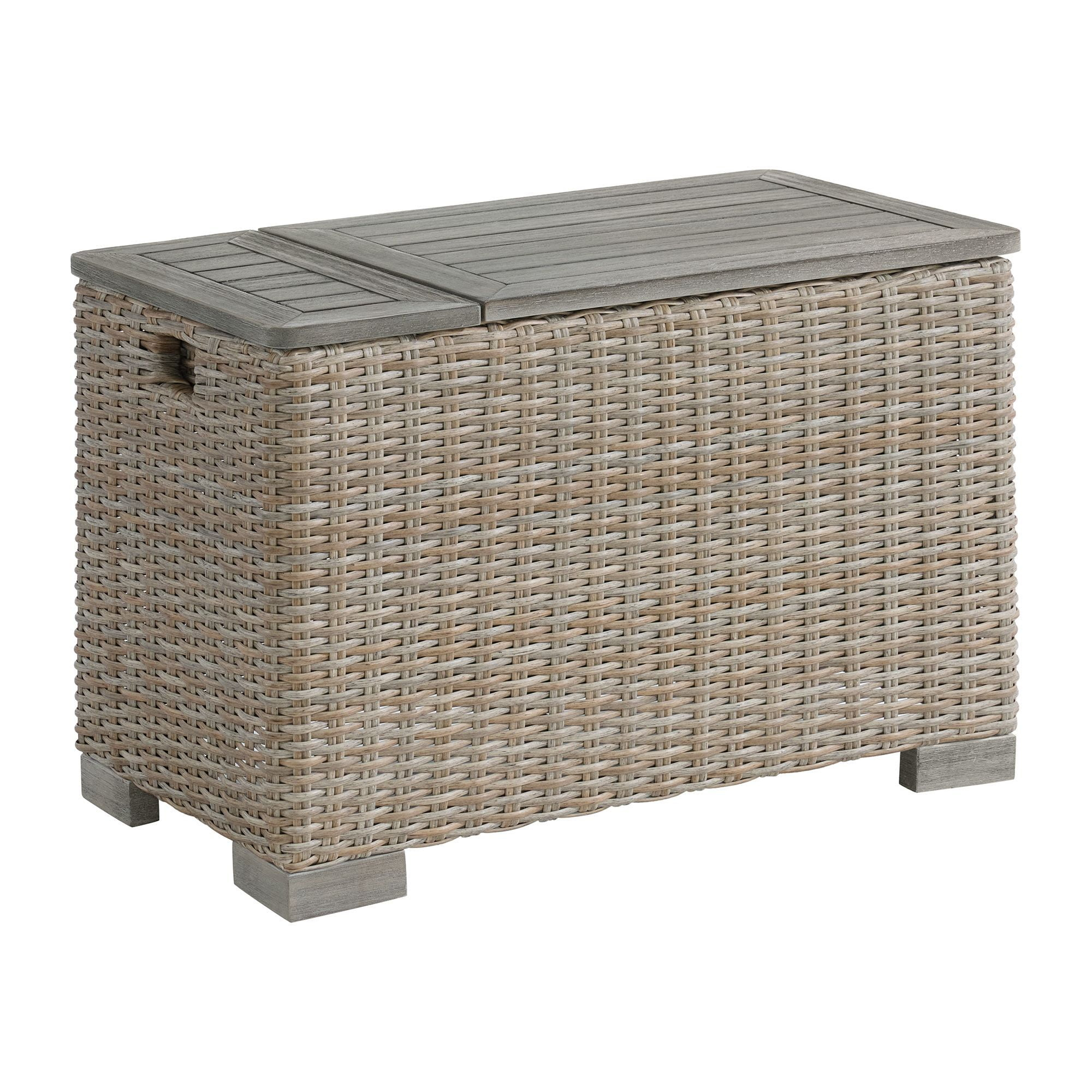 Picket House Furnishings Camal Cooler Box - Tan