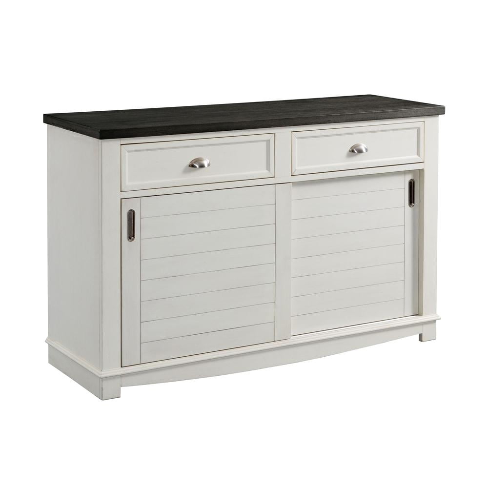 Picket House Furnishings Jamison Two Tone Server in White
