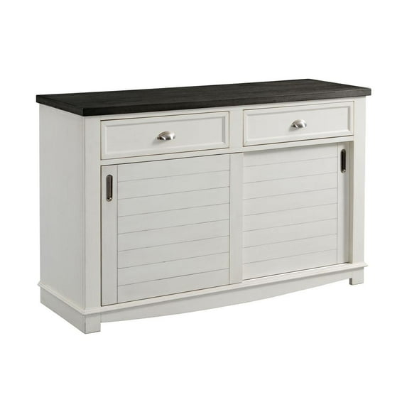 Picket House Furnishings Jamison Two Tone Server in White