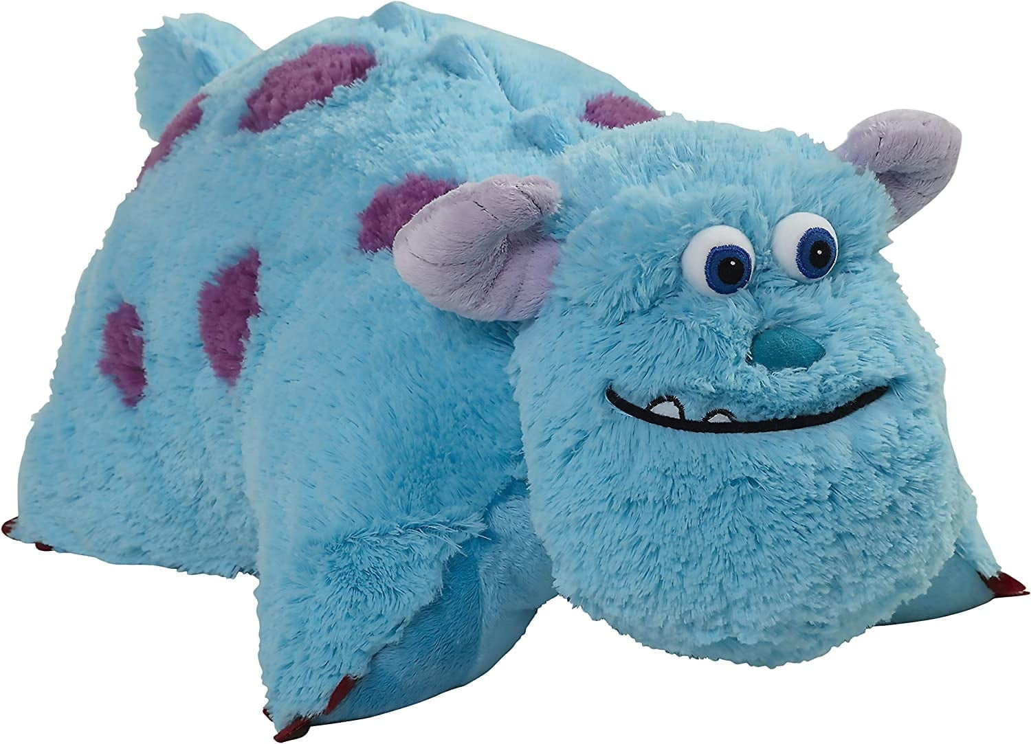 Pillow Pets Monsters Inc 16"" Sulley Stuffed Animal, Disney Monsters University Plush Toy