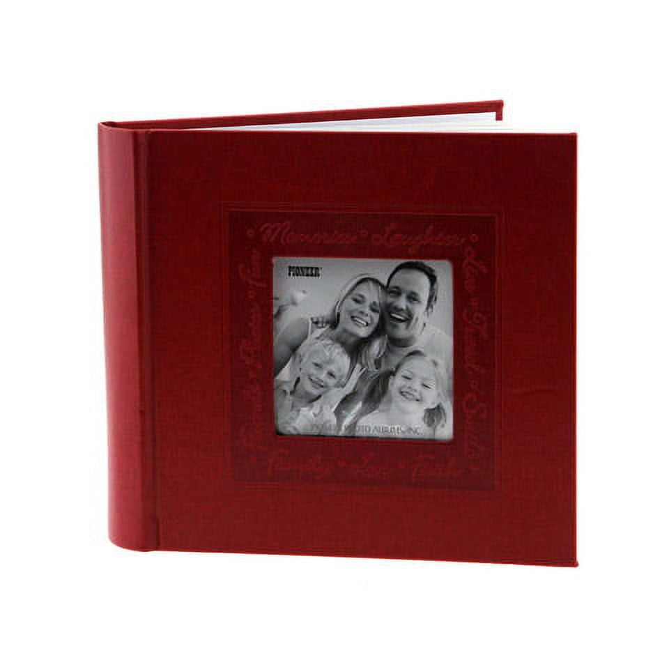 Pioneer Photo Album - Leatherette - Red - 4 in x 6 in - 200 Pockets