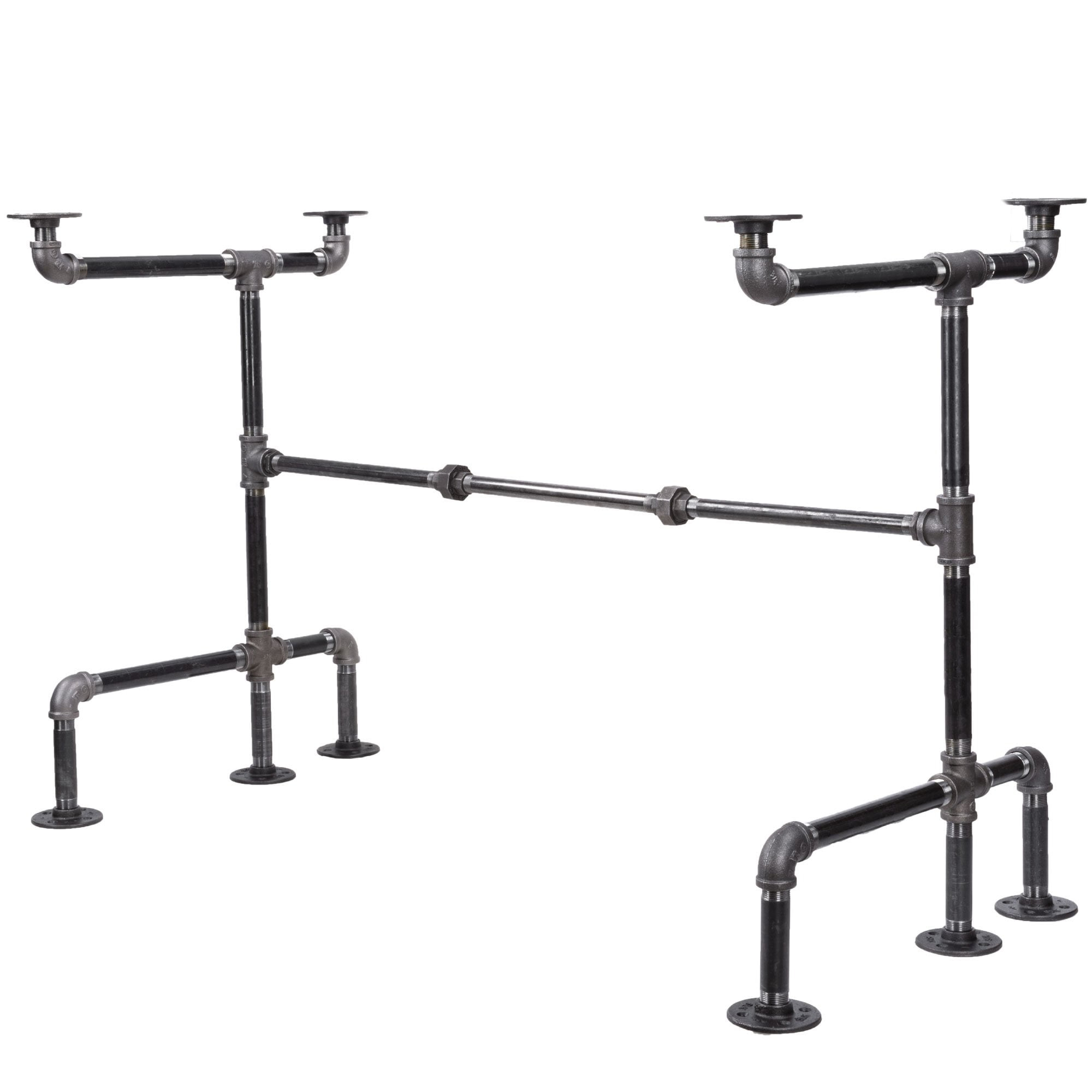 Pipe Décor "M" Design Desk Kit Industrial Steel Pipe