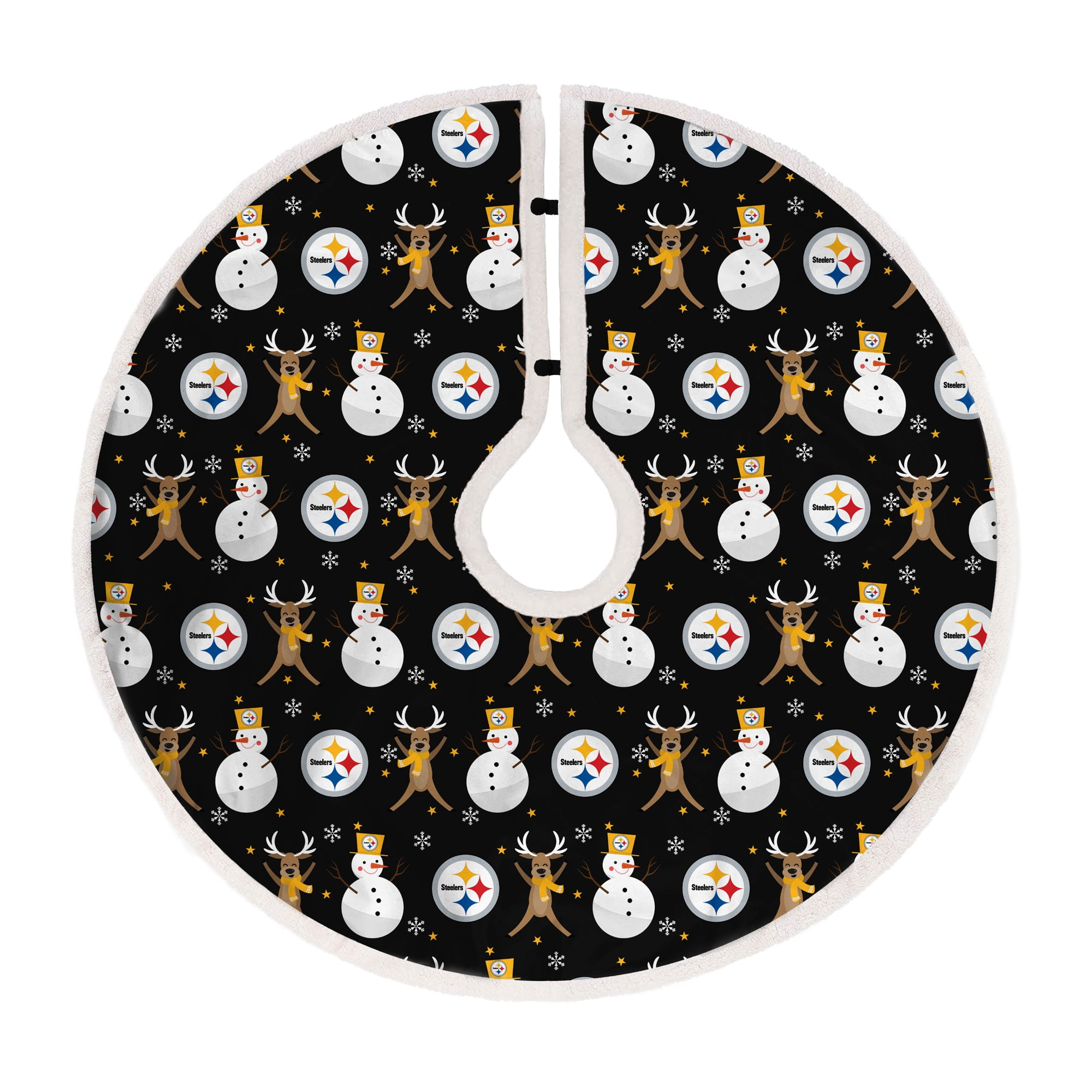 Pittsburgh Steelers Reindeer Tree Skirt