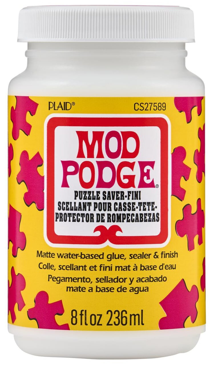 Mod Podge Puzzle Saver Matte Sealer, Glue, and Finish, 8 fl oz