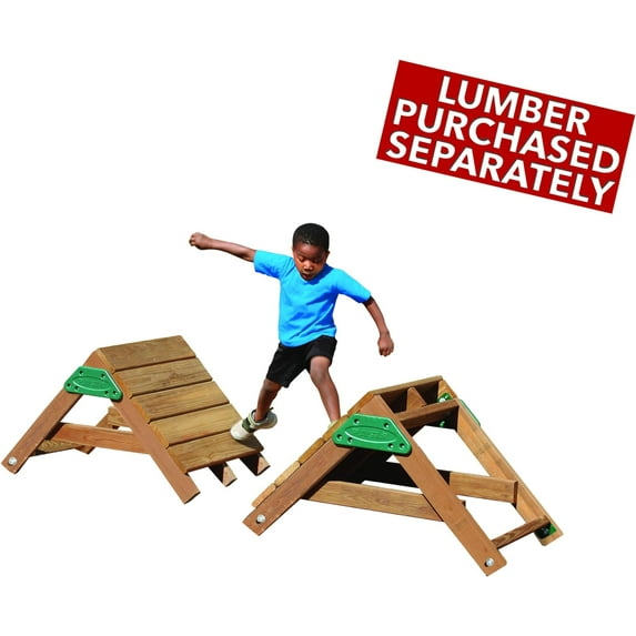 PlayStar Ninja Power Parkour Runner Obstacle 2 - 10 years Swing Set Accessories
