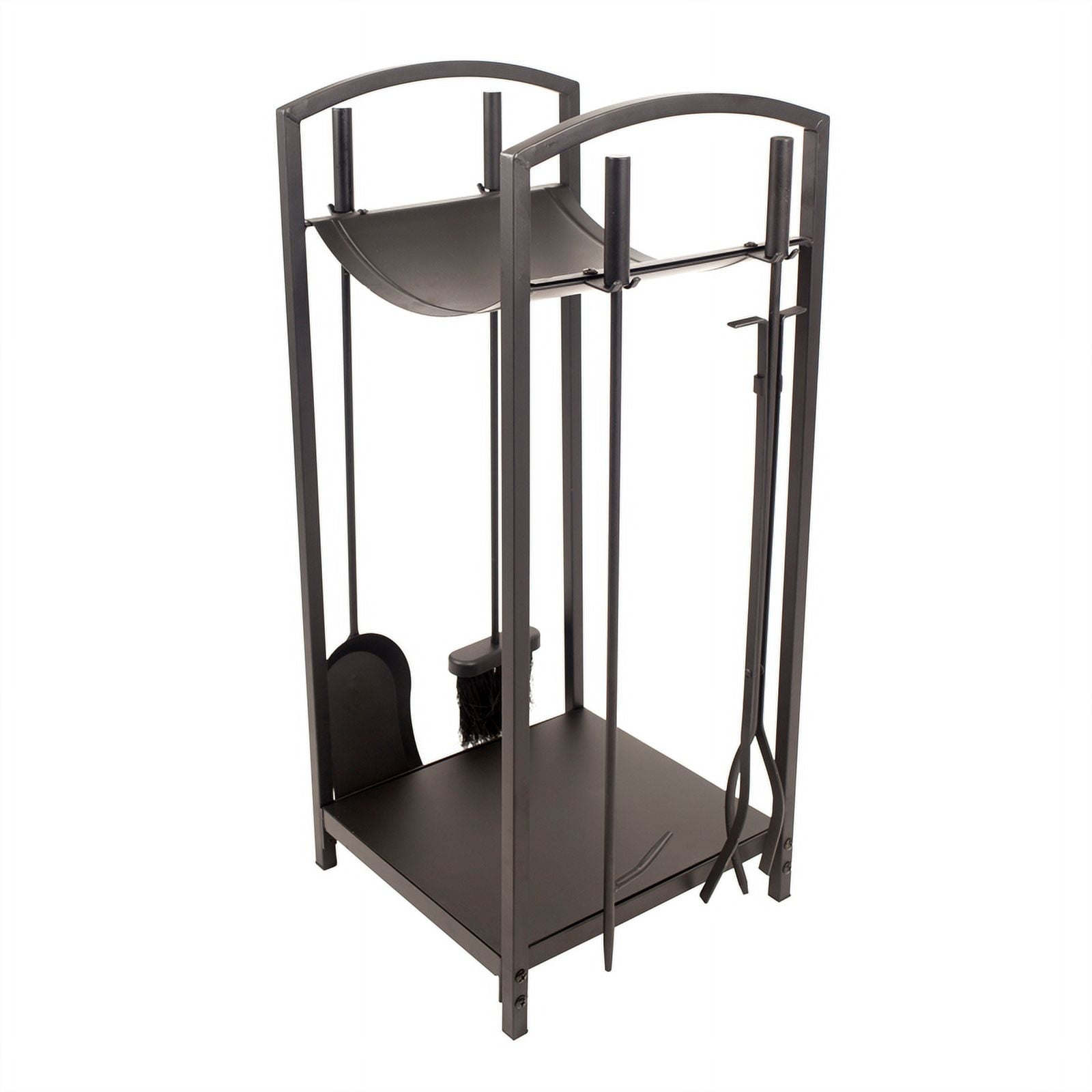 Pleasant Hearth FA011TL Steel Fireplace Tools and Log Bin