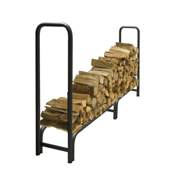 Pleasant Hearth LS938-96 8-Ft Heavy Duty Outdoor Log Rack