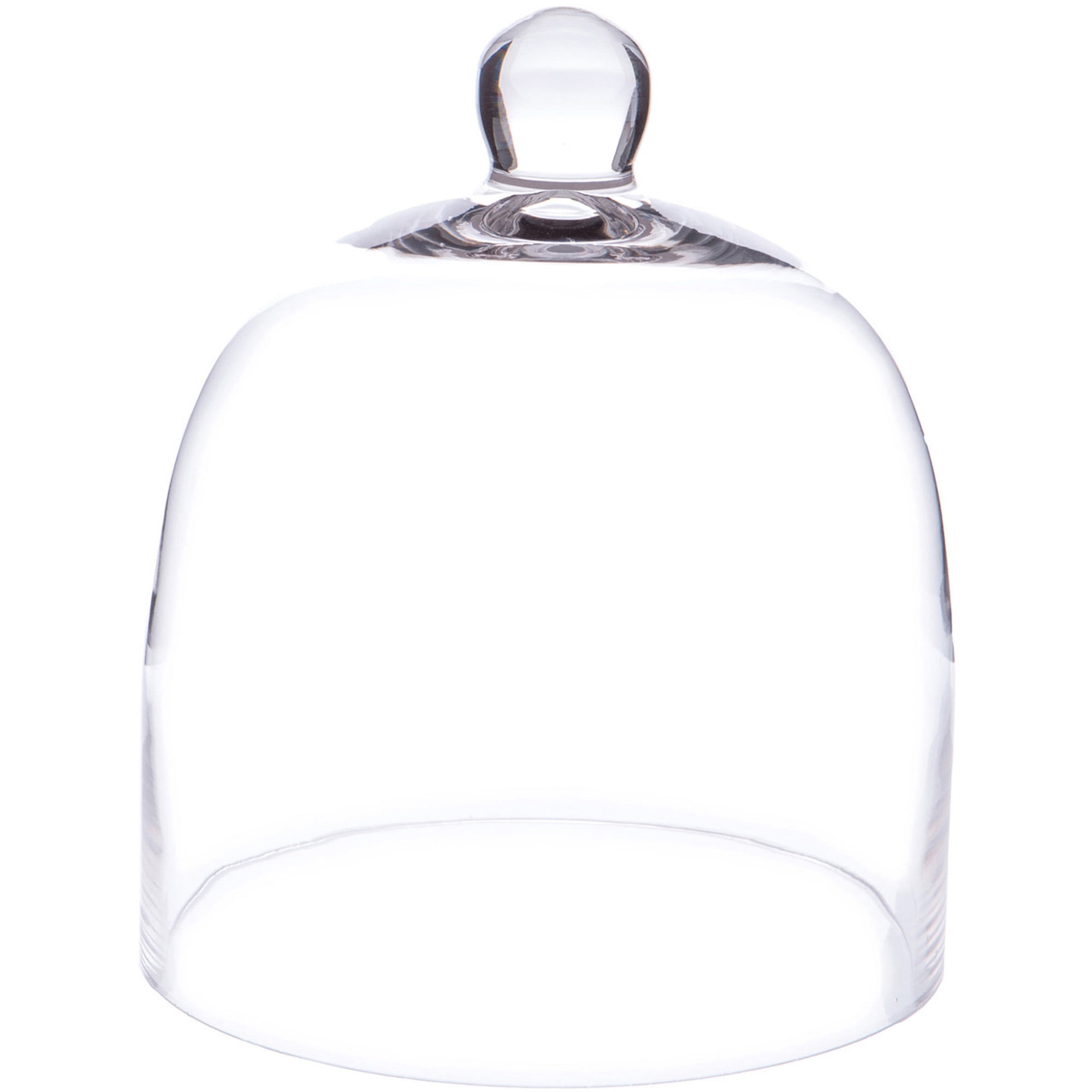 Plymor 7.875 inch x 9.5 inch Bell Jar Glass Display Dome Cloche (Interior size 7.5" x 7.5")