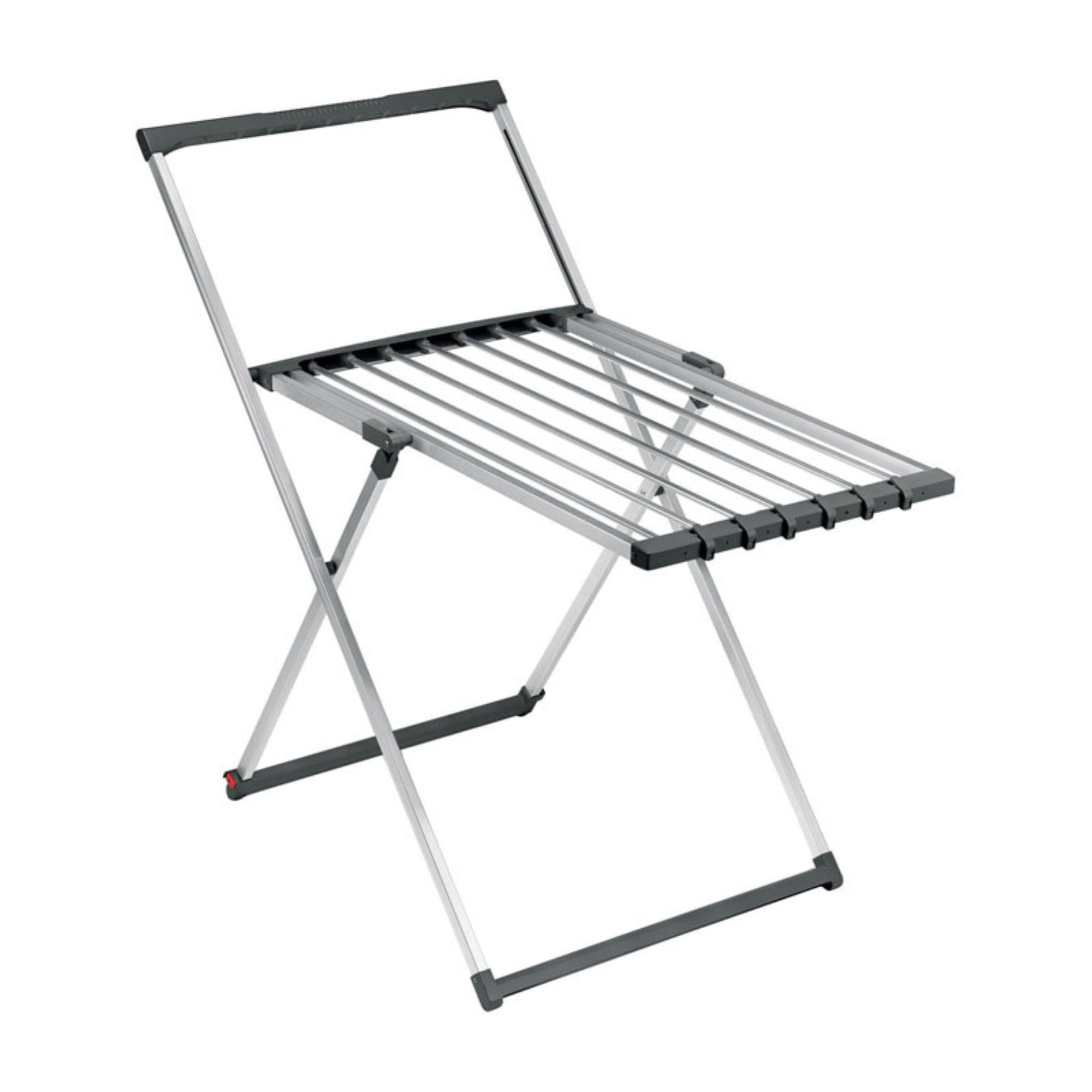 Polder 43 in. H X 24 in. W X 44 in. D Aluminum Collapsible Clothes Drying Rack