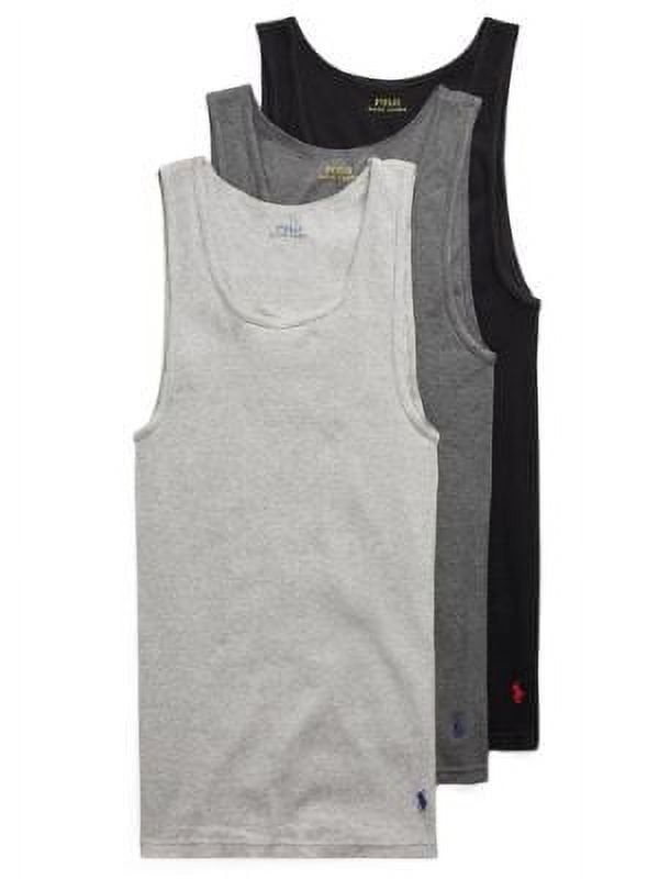 Polo Ralph Lauren Mens Classic Fit Cotton Tanks 3-Pack Style-RCTKP3