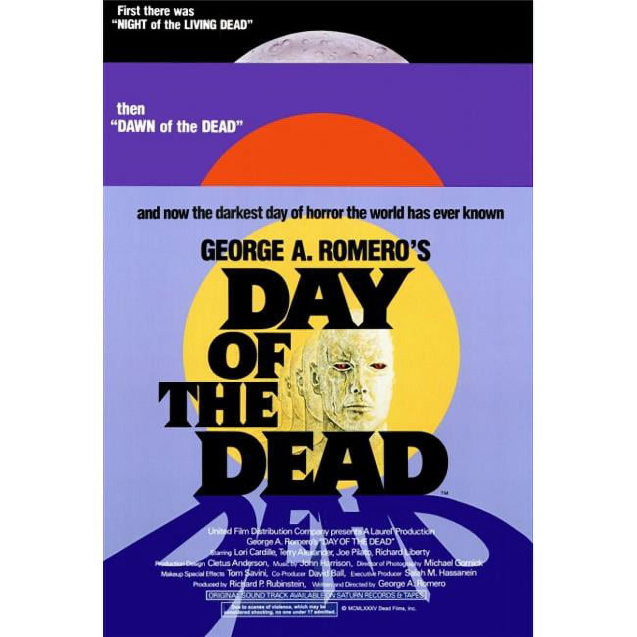 Pop Culture Graphics MOVCF9185 Day of The Dead Movie Poster Print, 27 x 40