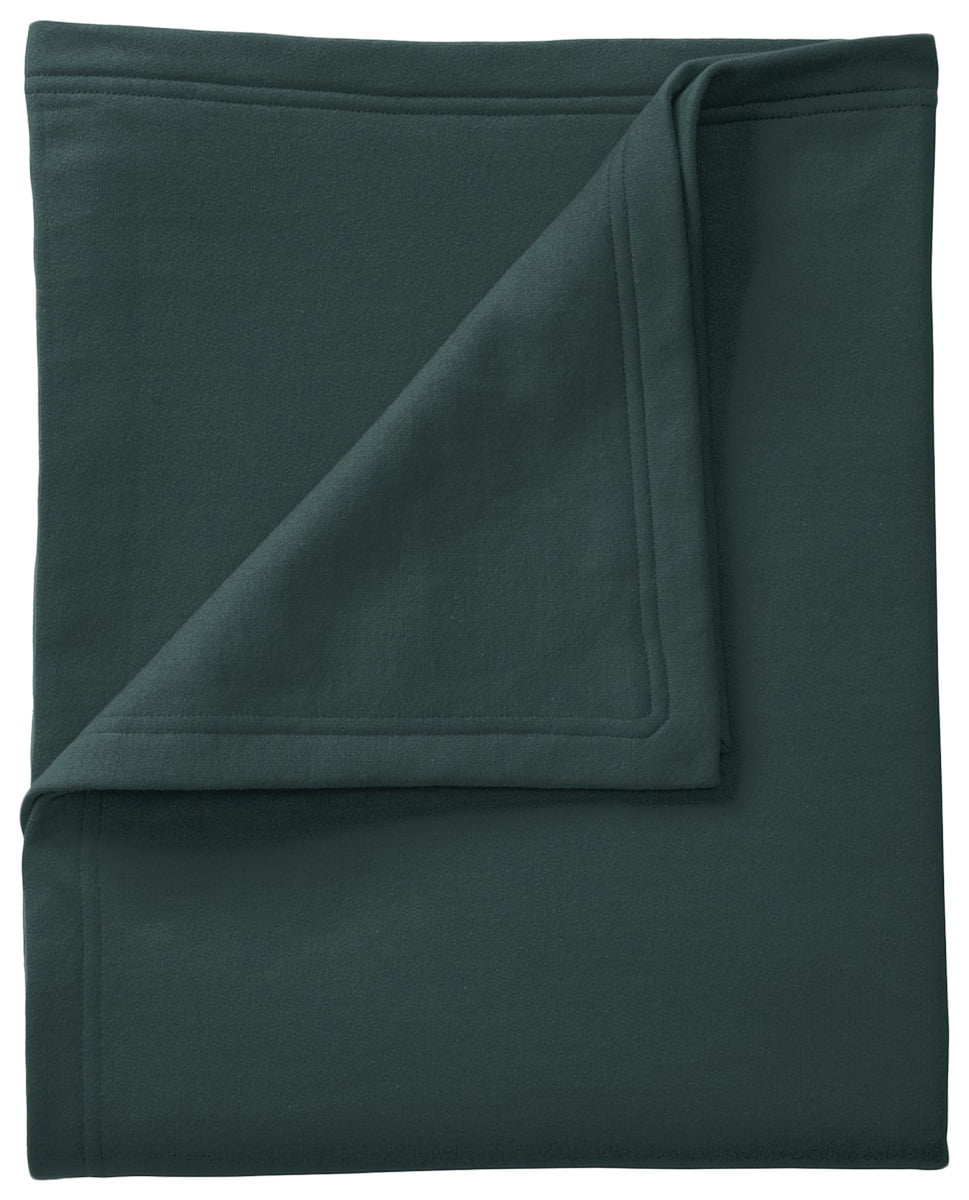 Port & Company Core Fleece Sweatshirt Blanket. BP78 - OSFA Dark Green