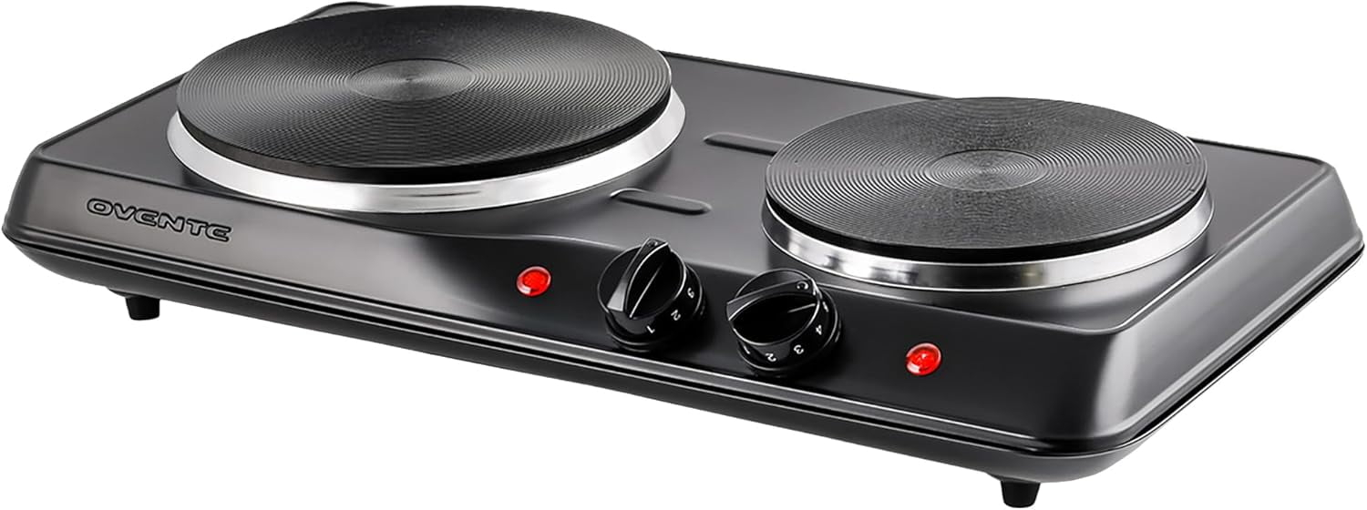 Ovente OVENTE Electric Double Cast Iron Burner