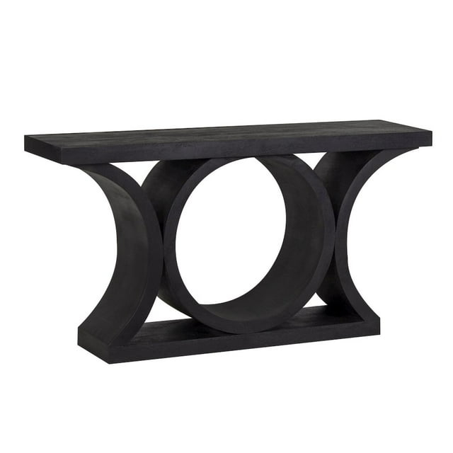 Porter Designs Brockton Solid Mango Wood Console Table - Black