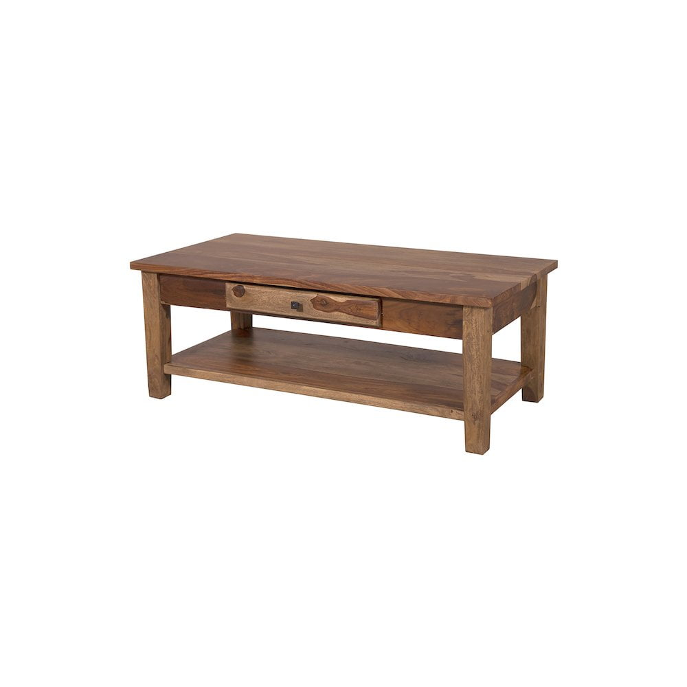 Porter Designs Taos Solid Sheesham Wood Coffee Table - Brown.