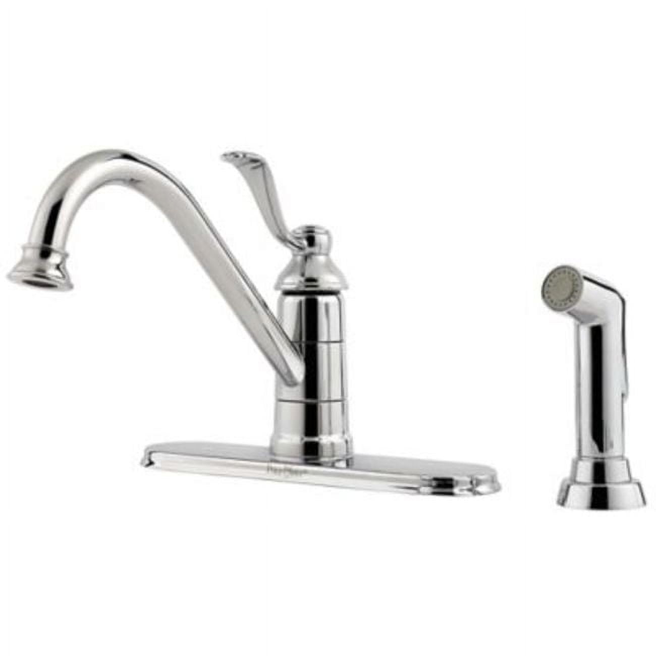 Portland Single Handle Kitchen Faucet with Side Spray