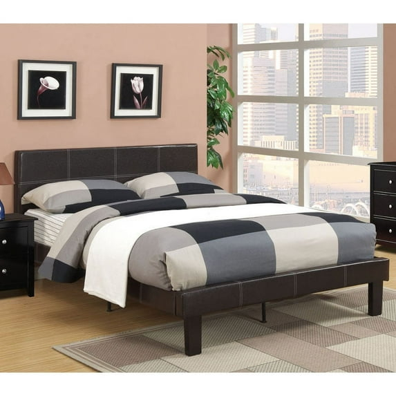 Poundex Twin Bed Black