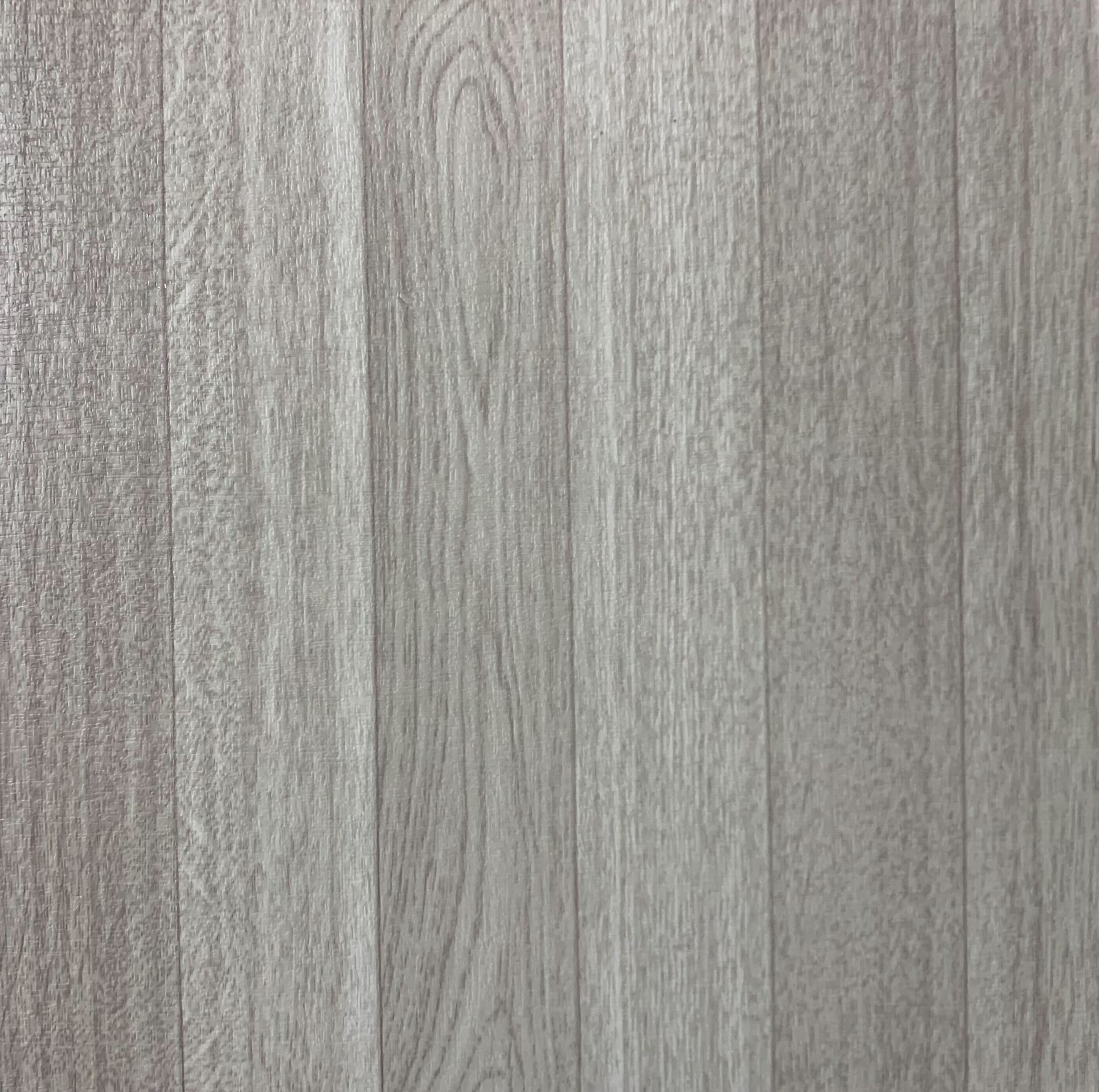 PowerSellerUSA Vinyl Self Adhesive Floor Tiles, 100 Pcs 12x12 inches with 1.2 mm Thickness Contemporary Design Peel and Stick Floor Tile Stickers, Square Flooring Tiles for Kitchen, Silver Planks