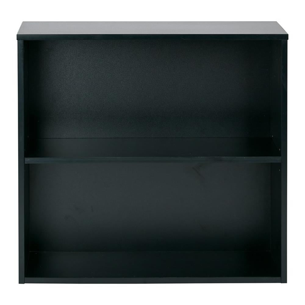 Prado 30 inch 2 Shelf Multipurpose Black Bookcase Engineered Wood