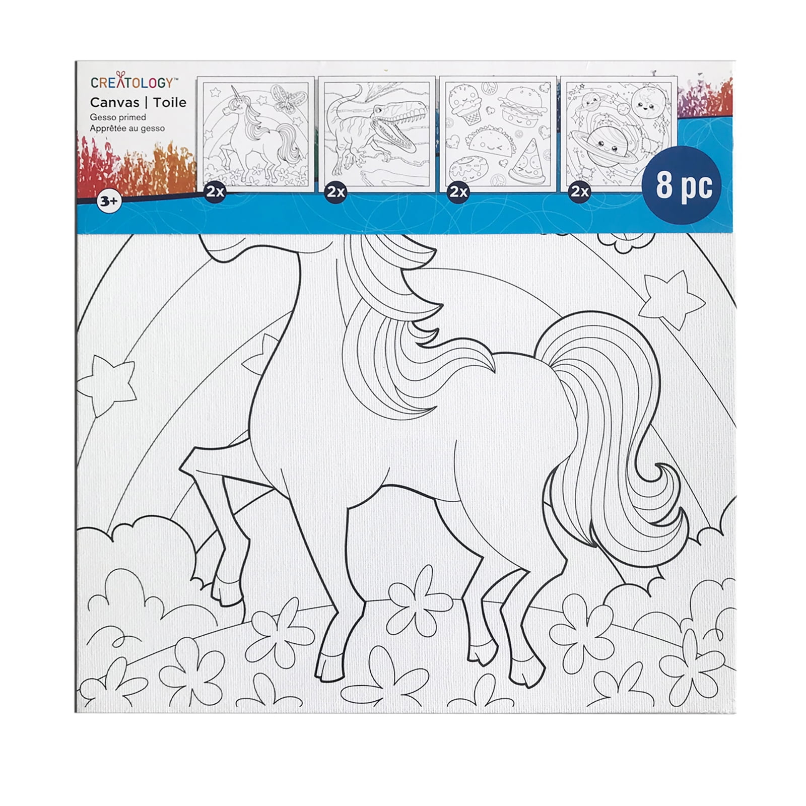 Pre-Printed Canvas Panels By Creatology™ - 8 Pack
