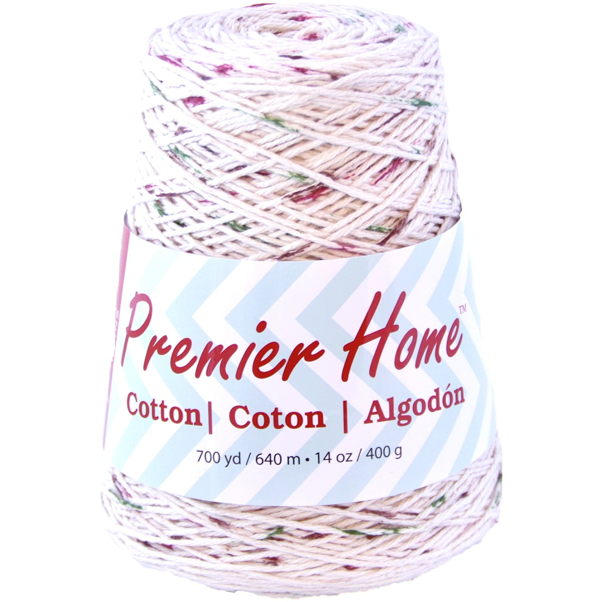 Premier Home Cotton Multi Yarn Cone-Vineyard Dots