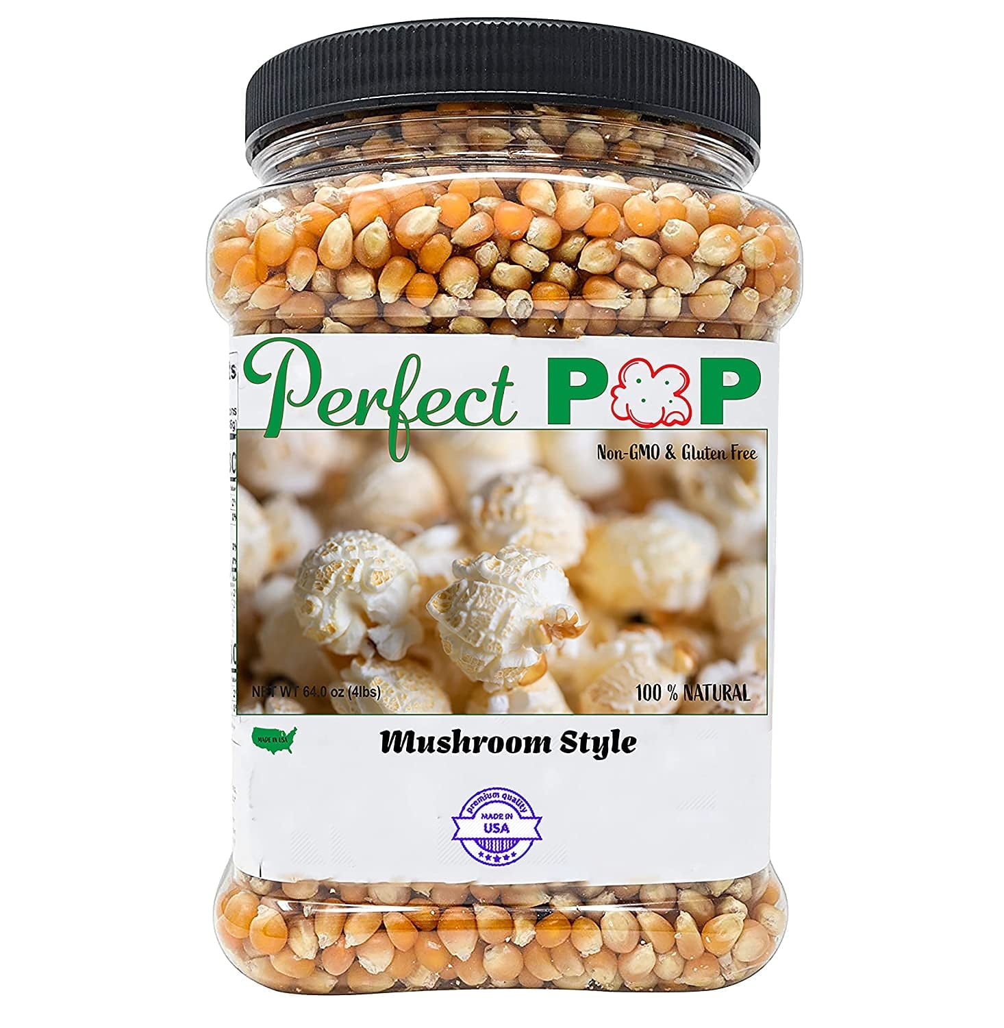 Premium Gourmet Mushroom Extra Large Popcorn Kernels - 4lbs
