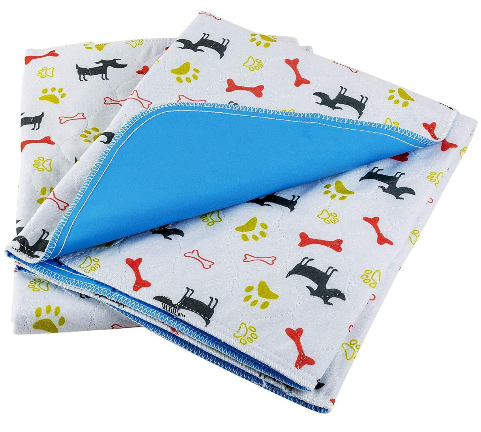 Premium Washable Reusable Pet Pee Pads | Large House Training Mats 28 inches x 31 inches