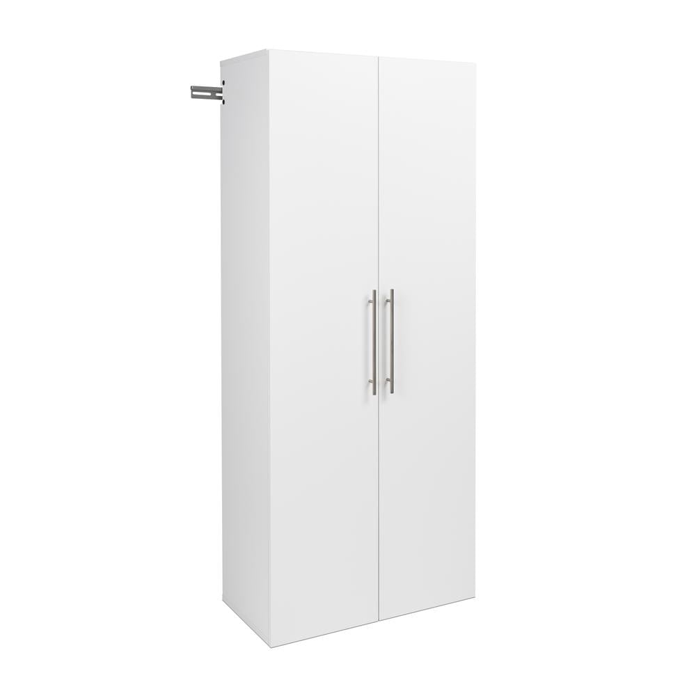 Prepac HangUps 6 Piece 120" Wall Mounted Garage Cabinet Set in White