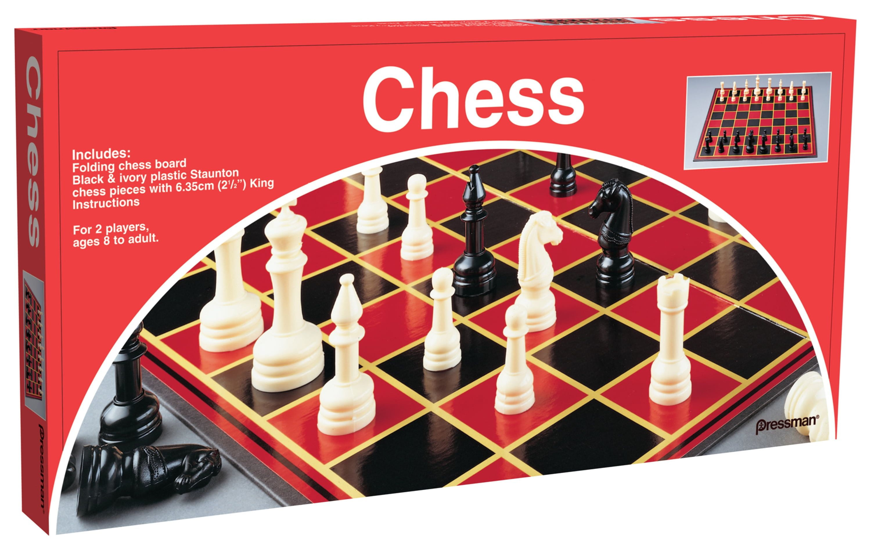 Pressman Chess Set Board Game - Board Games for Kids & Adults, Classic Board Games