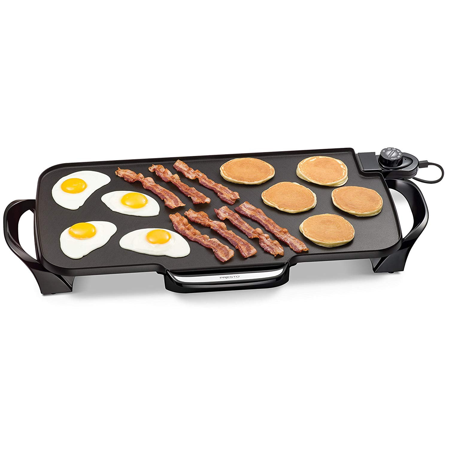 Presto 22 in Electric Griddle - Extra Large Cooking Surface, Non Stick, Fast & Even Heating