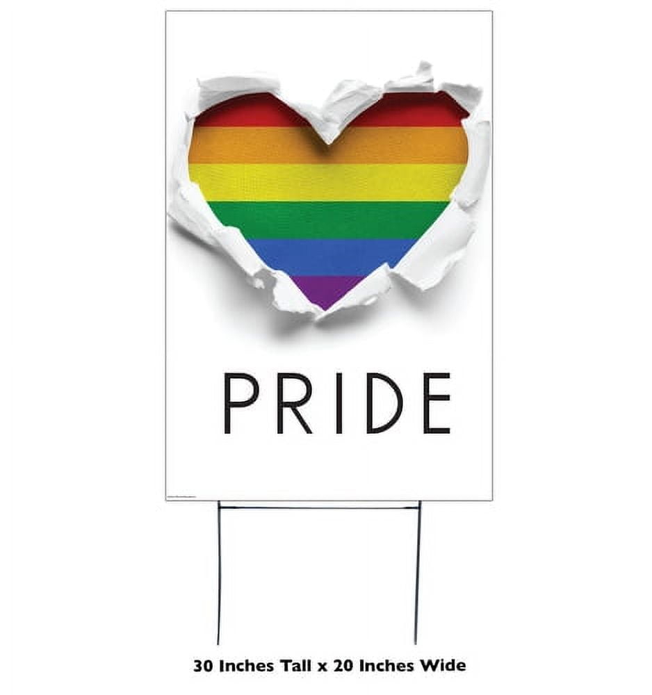 Advanced Graphics Pride Yard Sign
