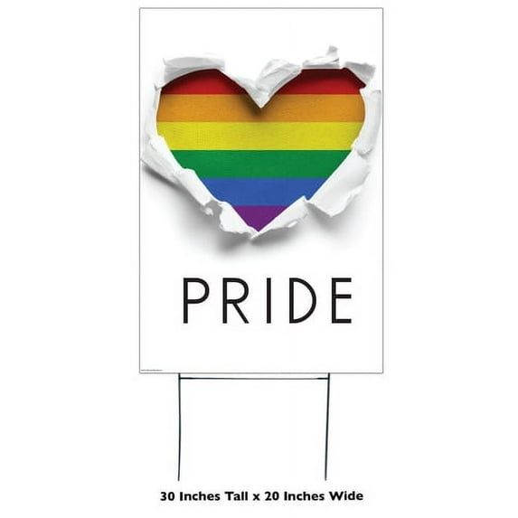 Advanced Graphics Pride Yard Sign