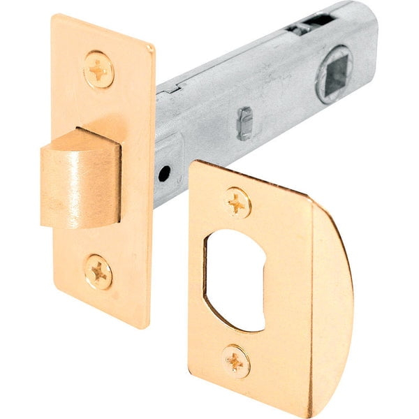 Prime-Line Steel Passage Door Latch, 1 in. x 2-1/4 in. Dimensions with 9/32 in. and 1/4 in. Square Drive, Brass (Single Pack) | Wayfair