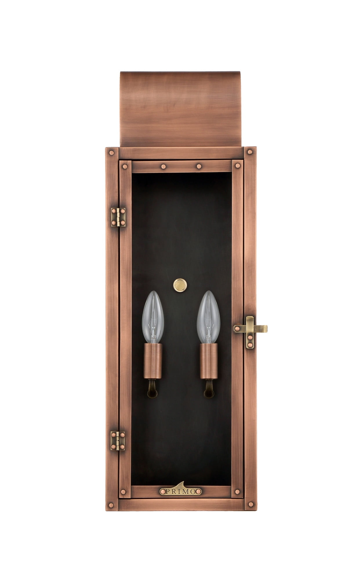 Primo Lanterns Lf-24E Lafayette 8" Wide 2 Light Outdoor Wall-Mounted Lantern In Electric