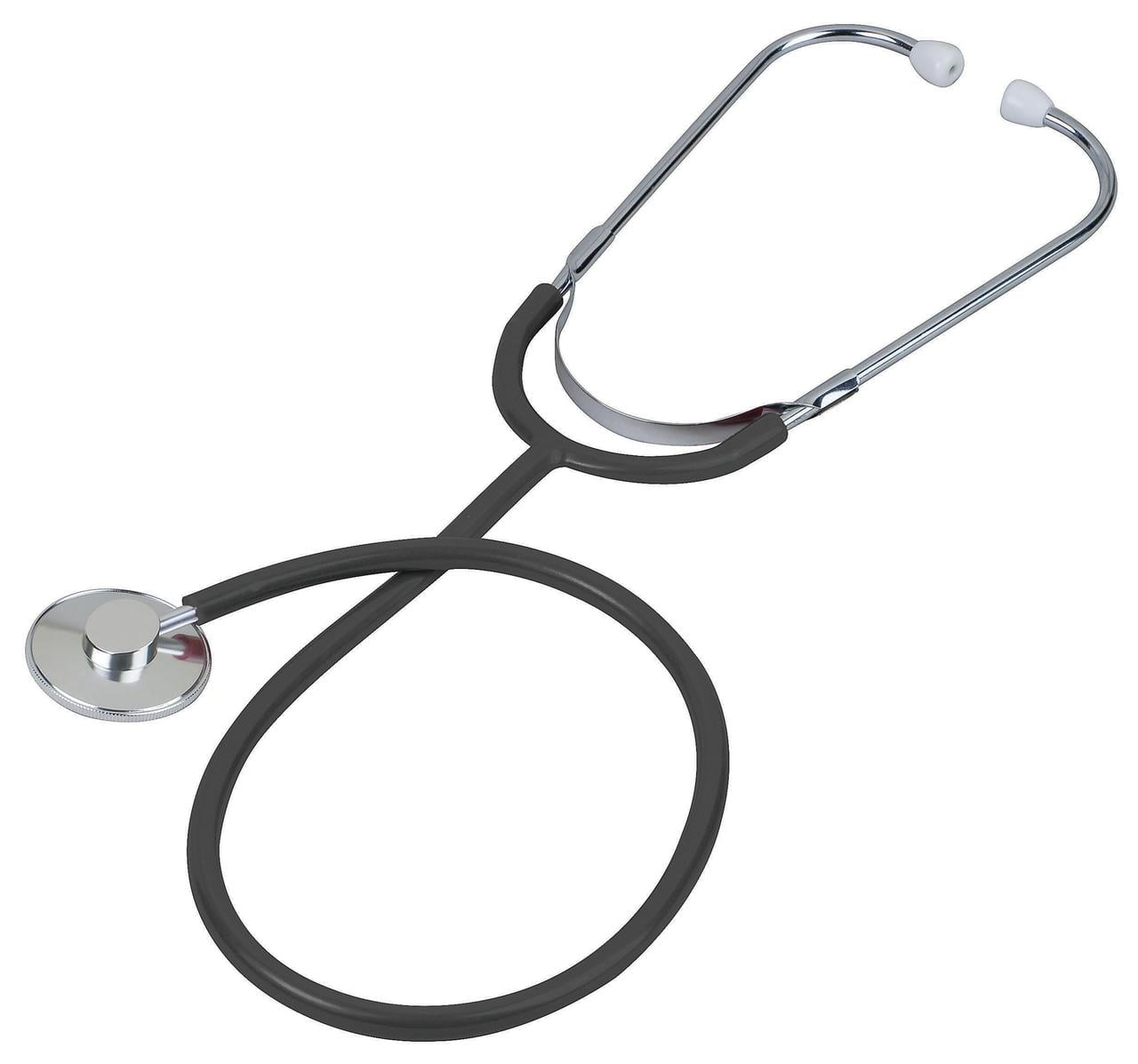 Prism Series Aluminum Single Head Nurse Stethoscope, Black, Boxed
