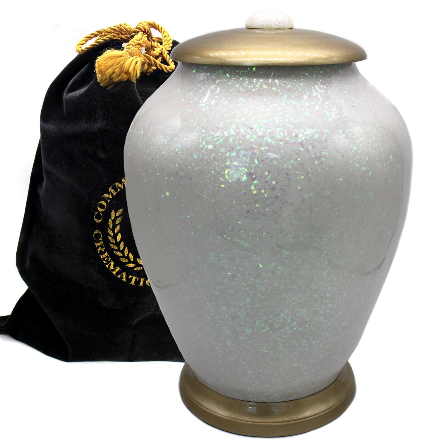 Prismatic Shimmering Light Sparkly Cremation Urns for Human Ashes Adult Urns for Cremation Ashes Urns for Adult Cremation Ashes Urns for Ashes Cremation Urns for Human Ashes Large