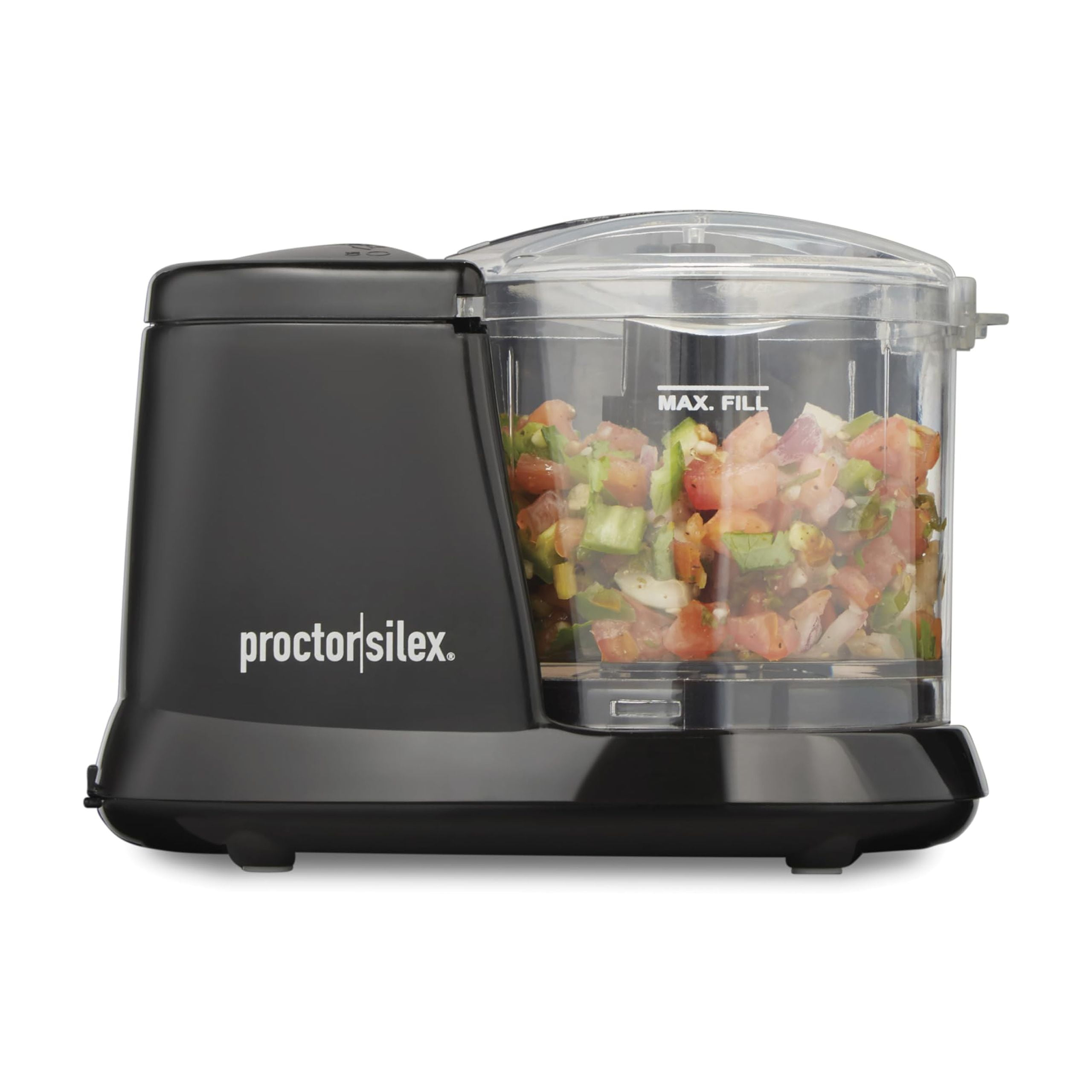 Proctor Silex Matte Black 1.5 cups Food Chopper 80 W