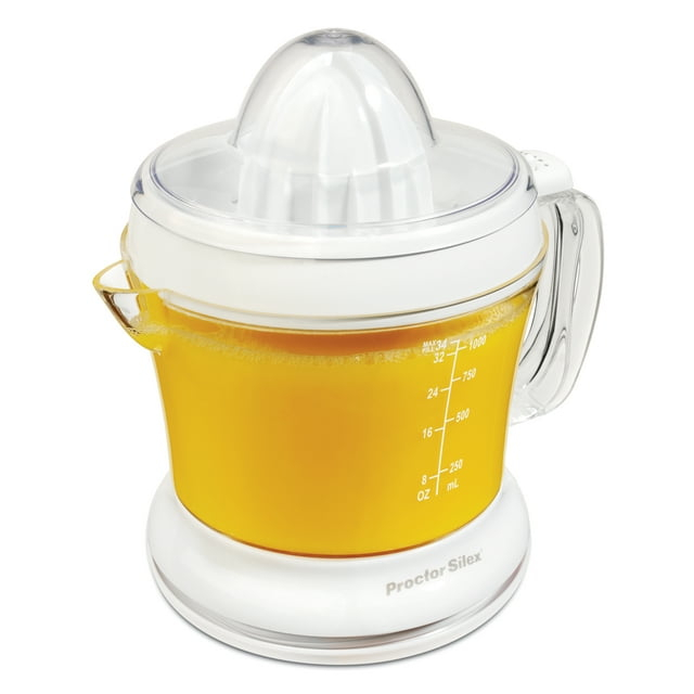 Proctor Silex 66332RY Juicit 34 Oz. Electric Citrus Juicer, White