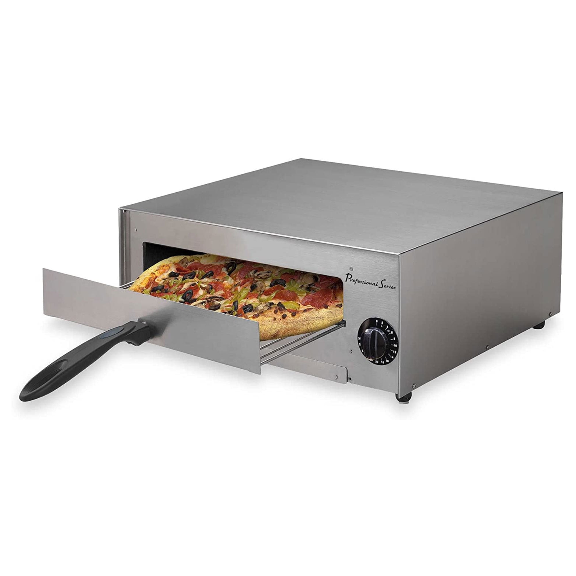 Professional Series Electric 1450 Watts Indoor Pizza Oven Stainless Steel