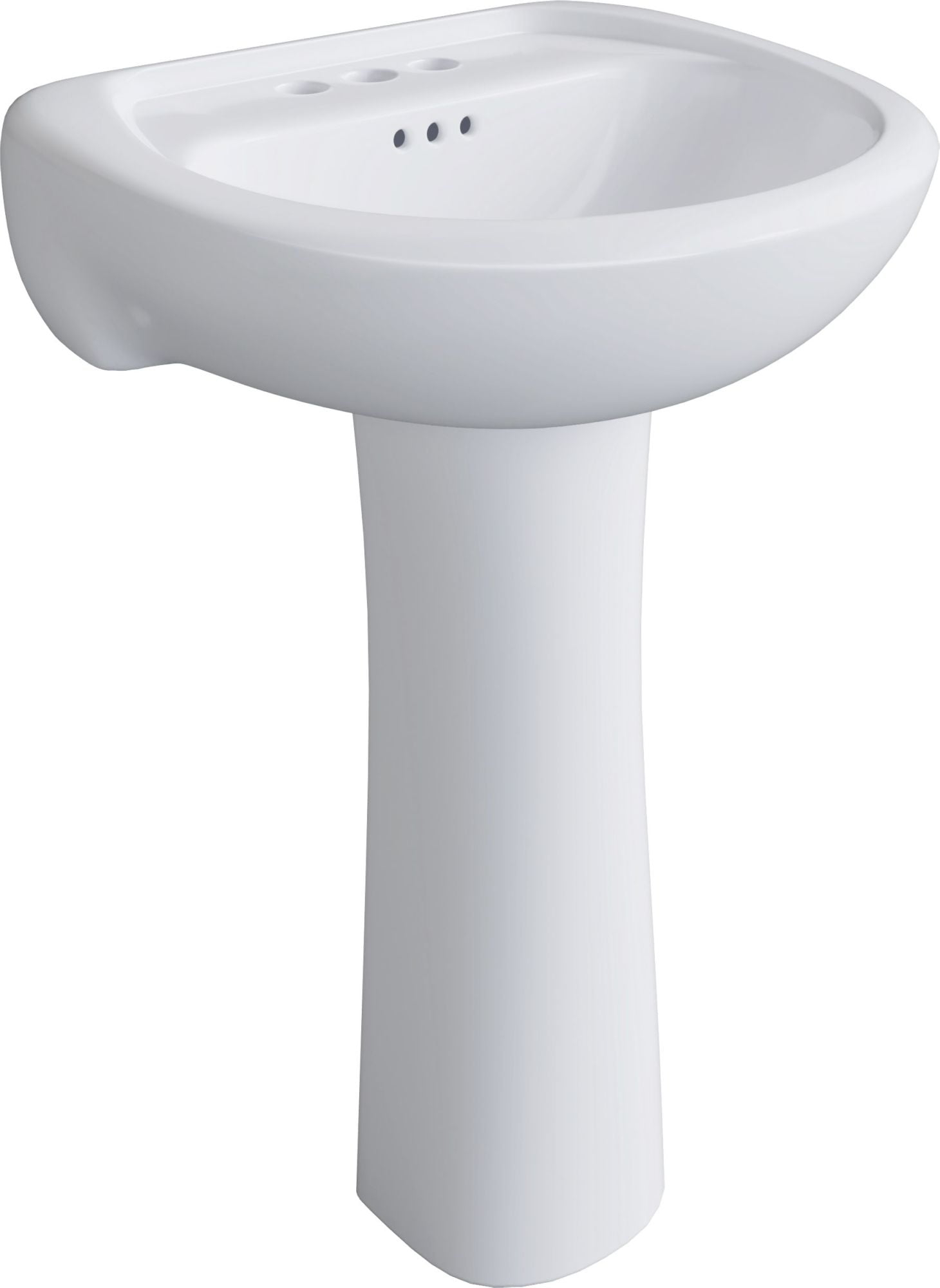 Proflo Proflo 18'' White Vitreous China Oval Bathroom Sink PF5004WH