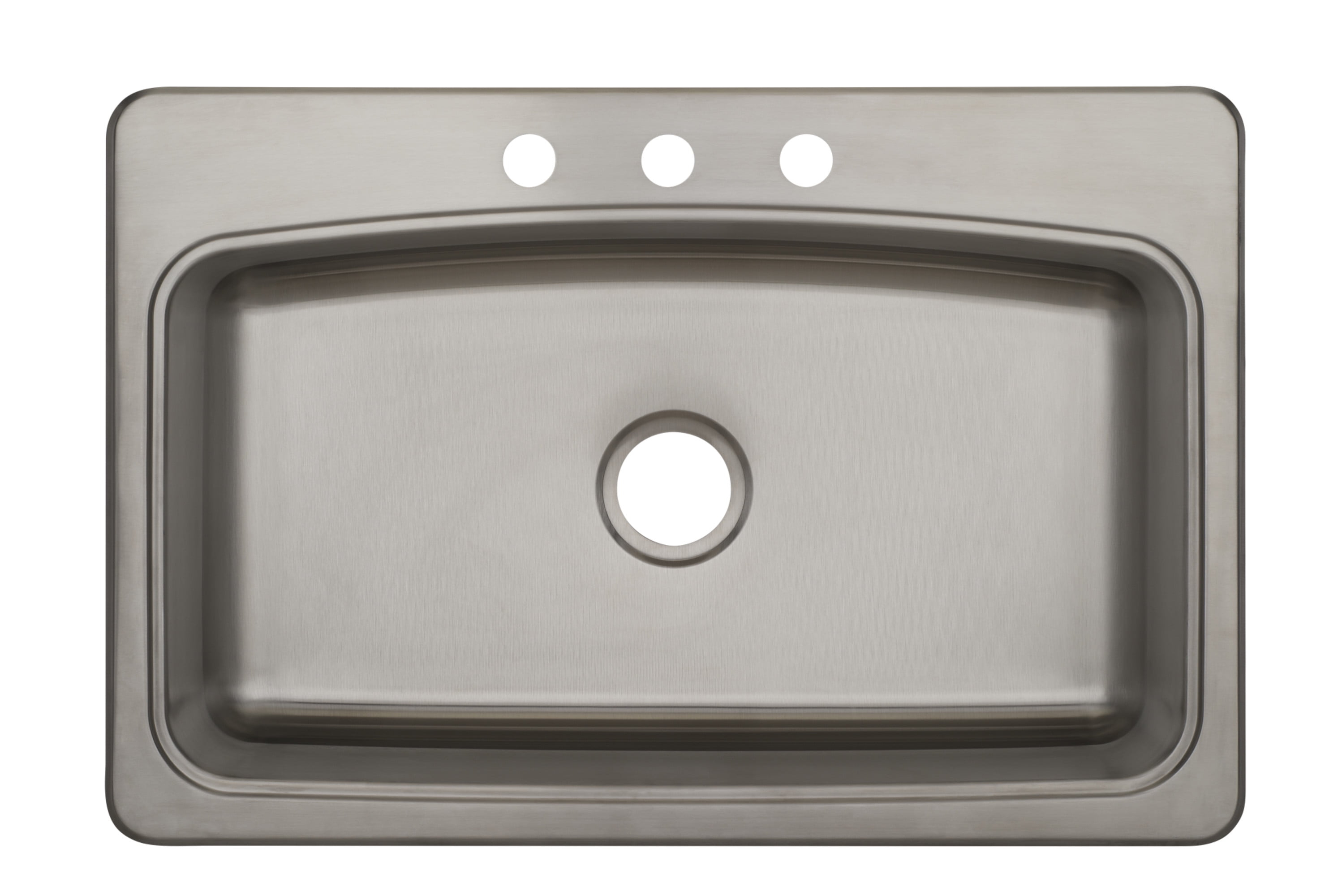 22.0625'' L Drop-In Single Bowl Stainless Steel Kitchen Sink