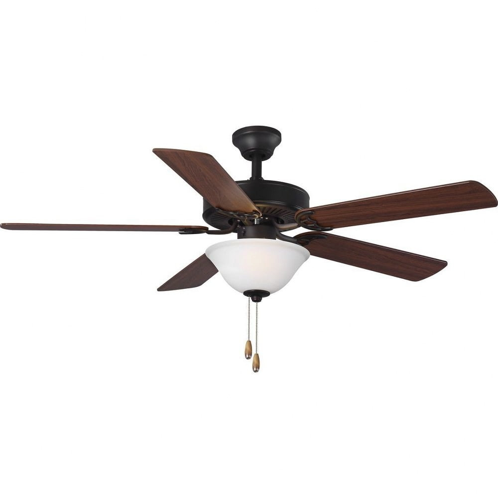 P2599-129-Progress Lighting-Builder Fan - Wide - Ceiling Fan - 2 Light in New Traditional style - 52 Inches wide by 19.13 Inches high-Architectural