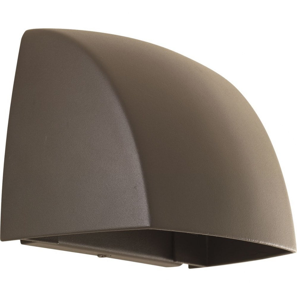 Progress Lighting Cornice 1-Light Outdoor LED Wall Sconce, Antique Bronze, Aluminum, 5.25" Width, 4.75" Height, 3000K, 388 Lumens