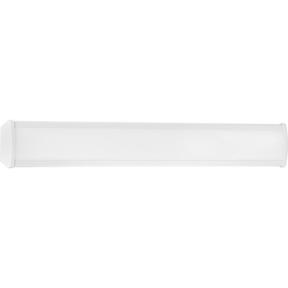 Progress Lighting, Wrap and Strip Collection, 1-Light, LED Wrap Light, White, Acrylic Diffuser, Steel, White Finish