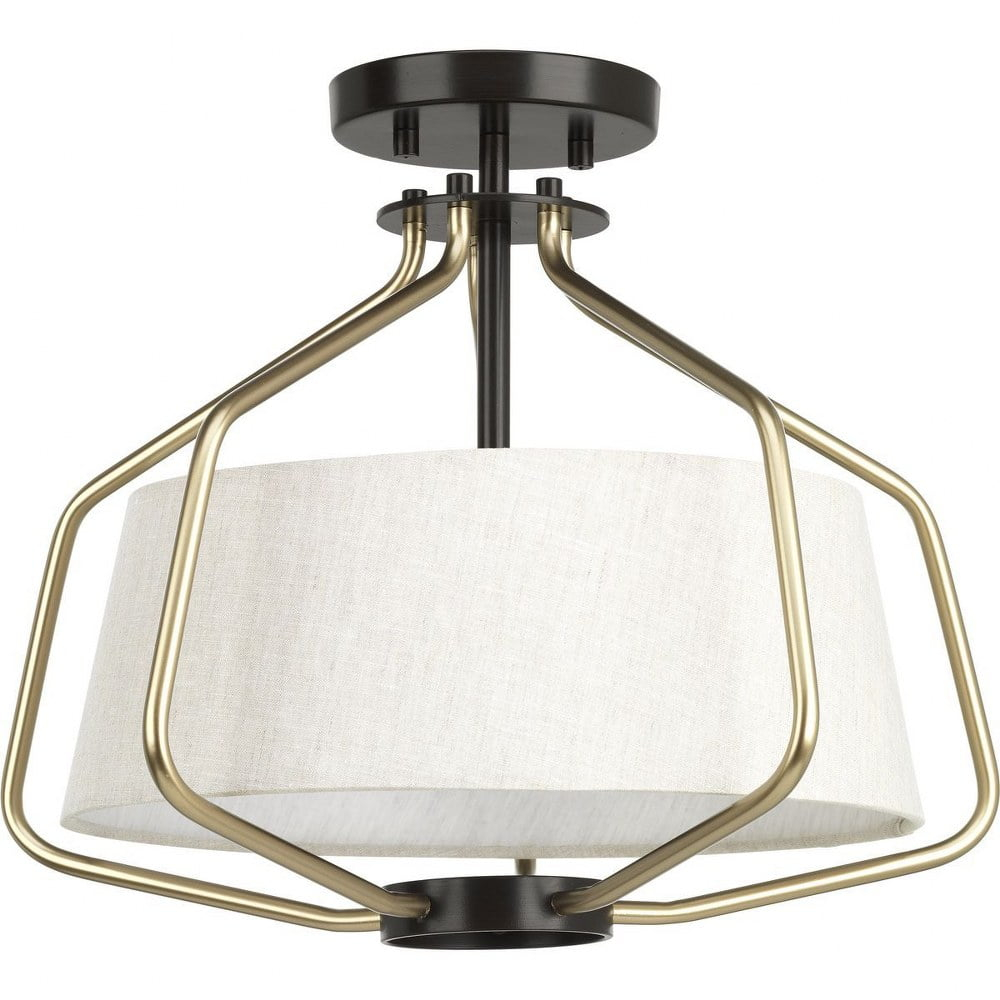 Progress Lighting - Two Light Semi-Flush Convertible - Close-to-Ceiling - Hangar