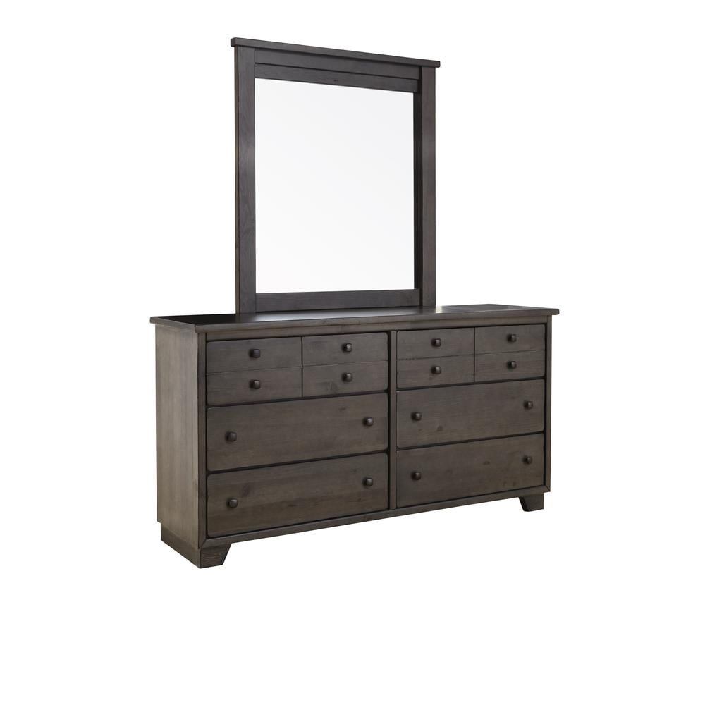 Progressive Furniture Drawer Dresser & Mirror